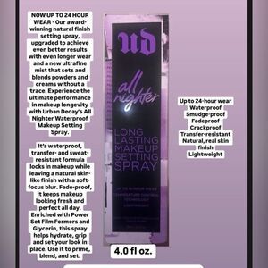 Urban Decay All Nighter Setting Spray - Purple and Black